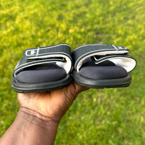 Nike Comfort Footbed Sandals Women's Size 5 Black Slides - Picture 12 of 14